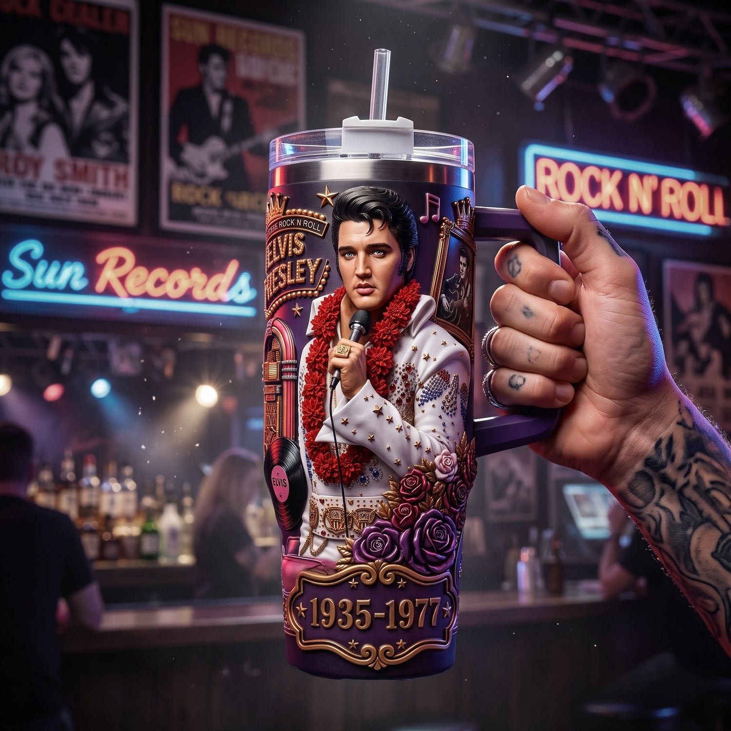 Premium EP3 40oz Tumbler With Handle