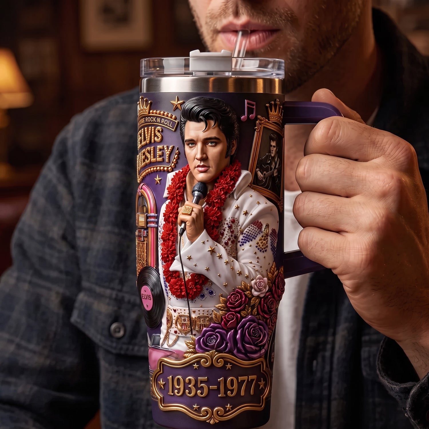 Premium EP3 40oz Tumbler With Handle
