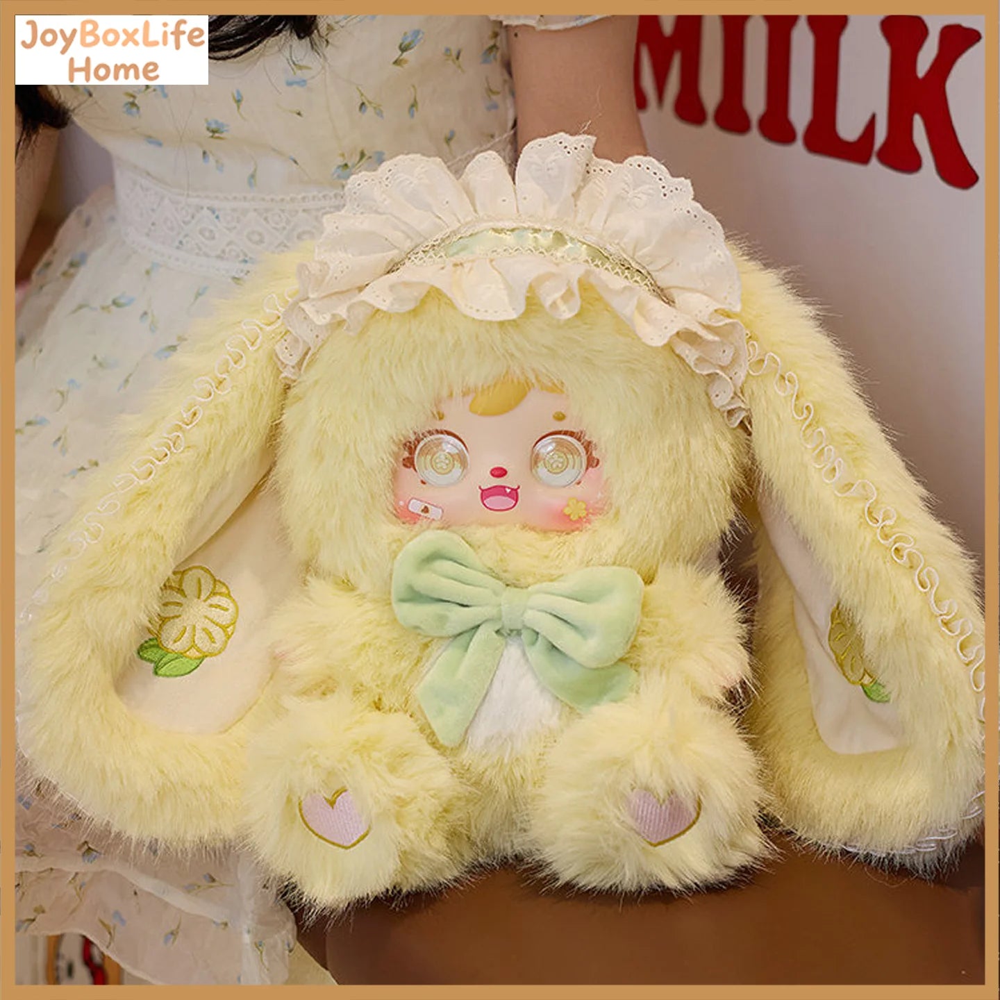 Samuel Blind Box Rabbit Elf 680% Body Plush Figure Cute Fluffy Collectible Doll Creative Decor For Adult Collectors