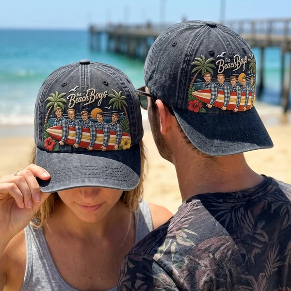 TBB Tropical Surf Distressed Denim Cap