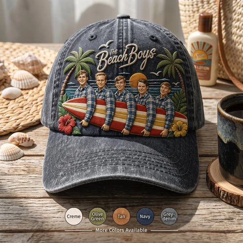 TBB Tropical Surf Distressed Denim Cap