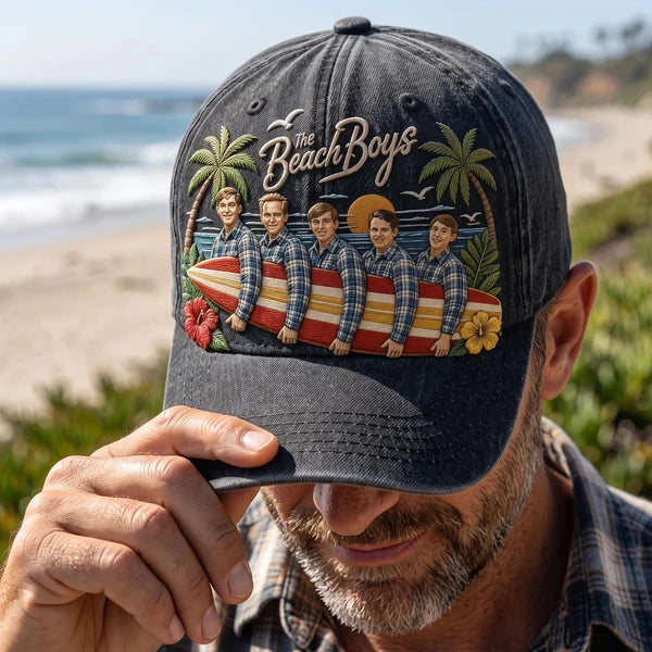 TBB Tropical Surf Distressed Denim Cap