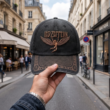 LZE Swan Song Distressed Denim Cap